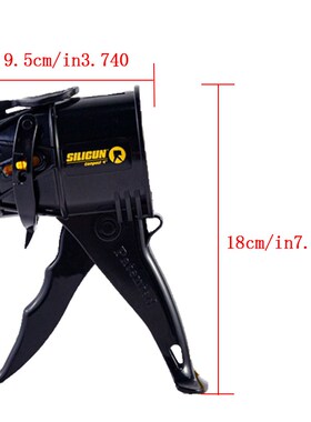 siligun超短玻璃胶枪迷你压胶枪小型堵缝枪结便携胶枪小空间打胶