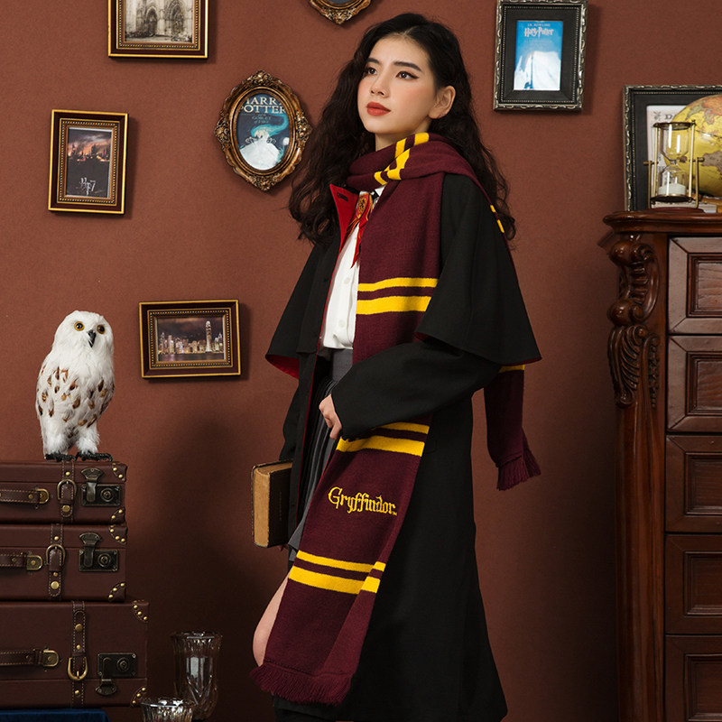 ts华纳正版哈利波特围巾霍格沃茨学院周边礼盒秋冬季长款围脖礼物