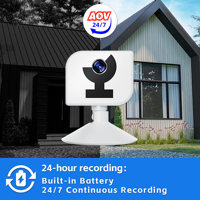 跨境爆款V380室内看家宝AOV玻璃摄像机4G黑光夜视24小时录像监控