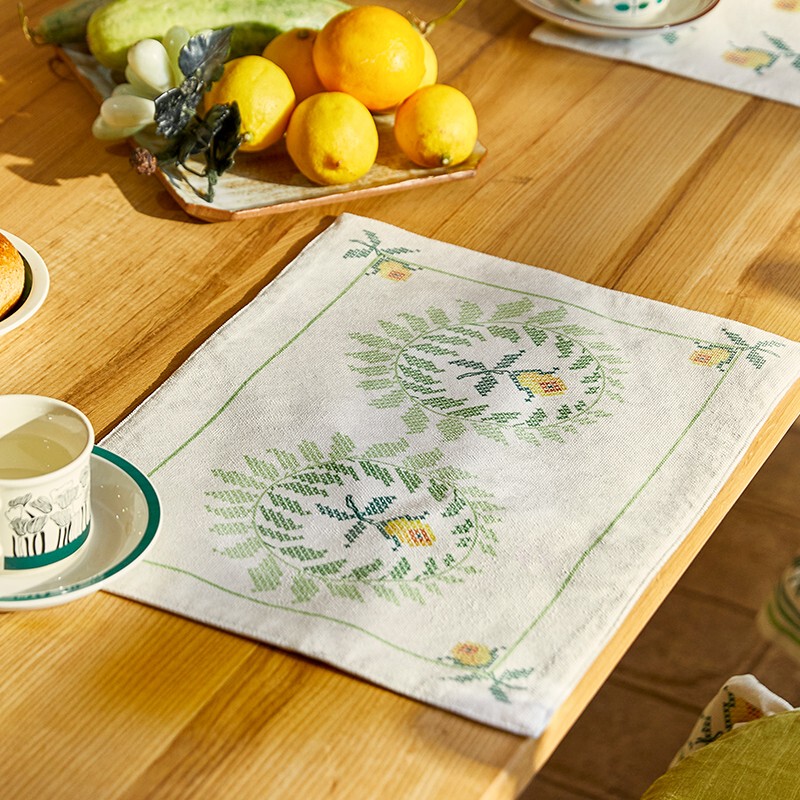 WBZ7郁金香桌布防水田园法式氛围感长方形餐桌盖布茶几台布