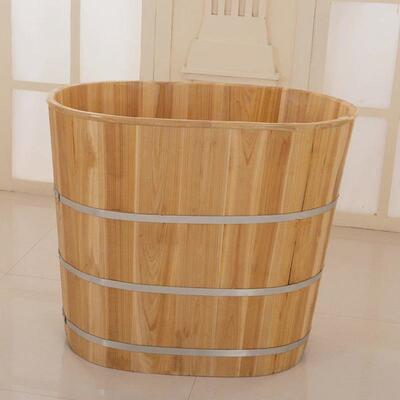 加厚加高省水木桶浴桶泡澡桶汗蒸熏蒸桶浴盆实木质浴缸成人家用