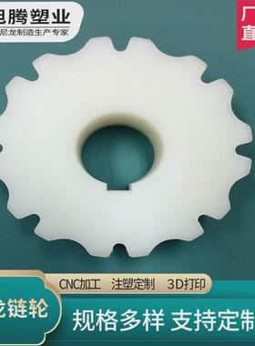 尼龙链轮POM塑料MC齿轮锥轮工业定做非标定制加工齿轮