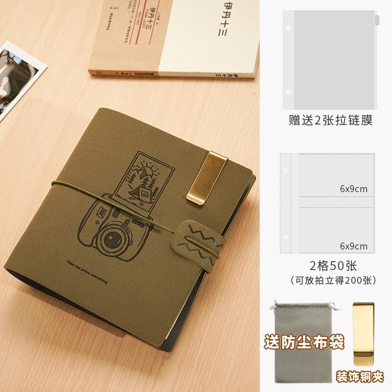 富士mini一宫格两宫格3寸迷你相册拍立得相册相纸收新款