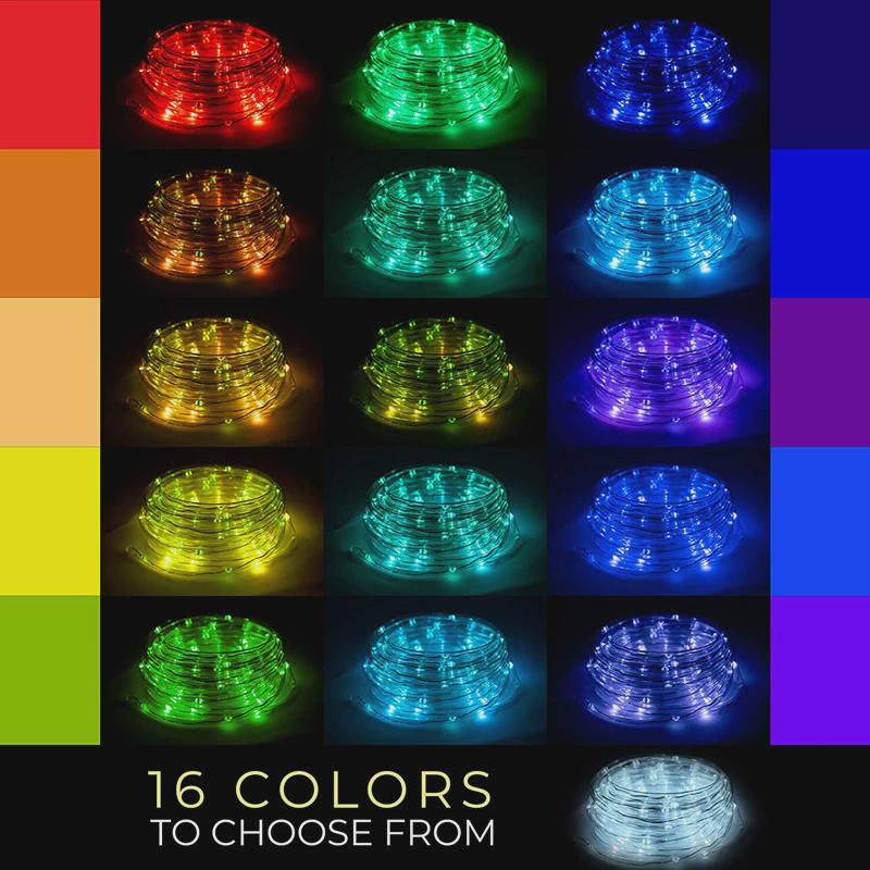 rgb七彩同步管子灯rgb16色软管灯灯蹦床户外庭院装饰灯