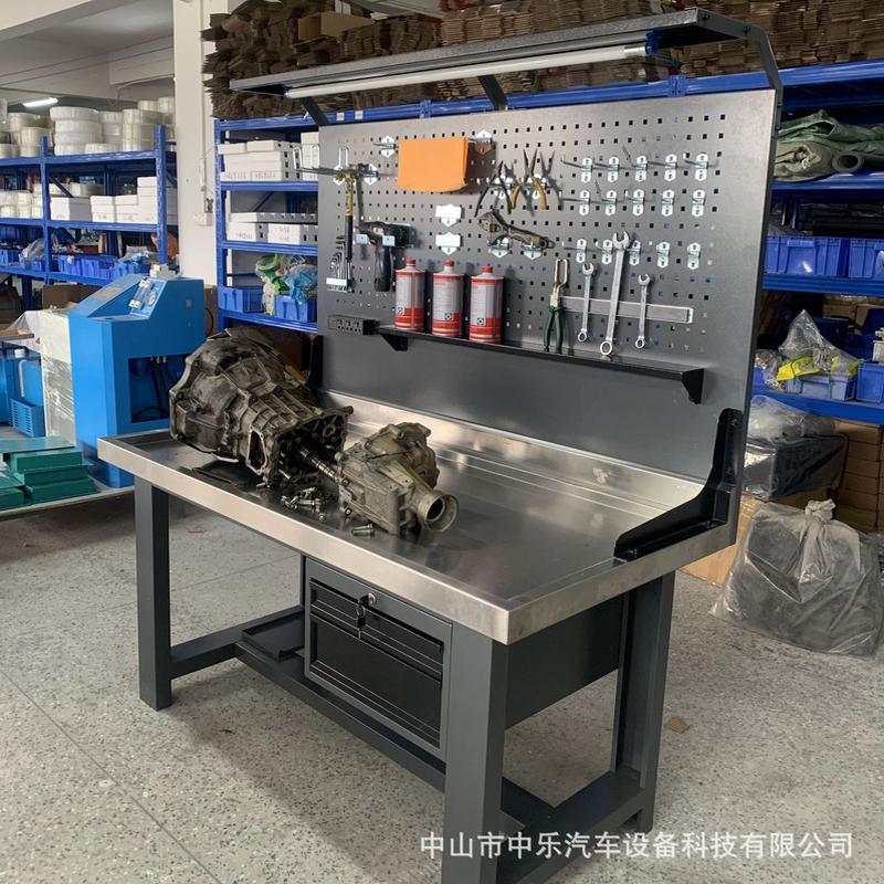 热销车间发动机变速箱重型防静电工作台不锈钢实验室汽修操作检验