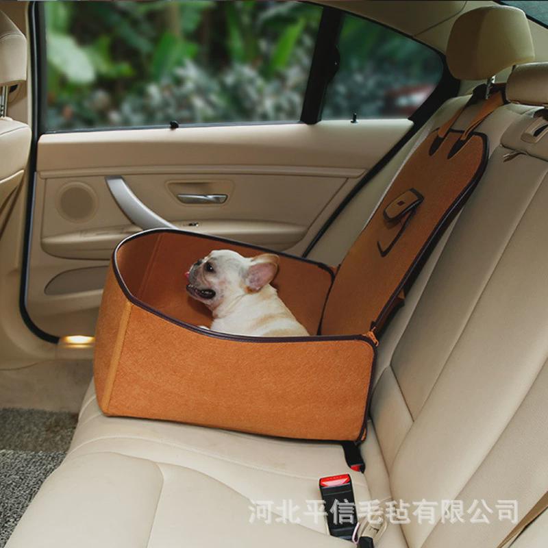 四季通用毛毡猫窝平底小型猫窝猫凉夏季锅窝副驾驶宠物车载包床垫