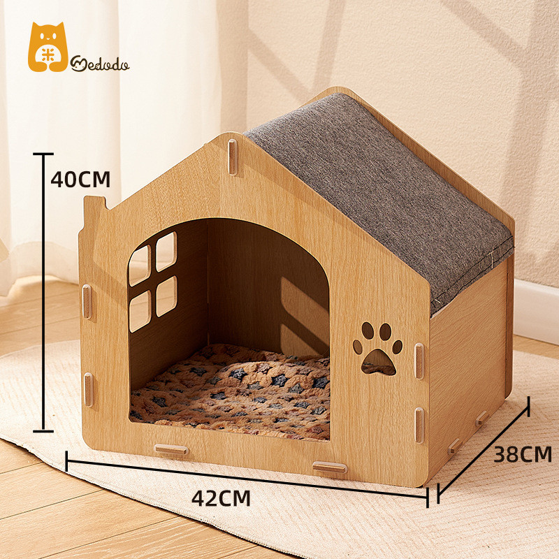 宠物窝猫窝四季通用半封闭式新款大猫床产房夏季猫咪凉窝生活用品