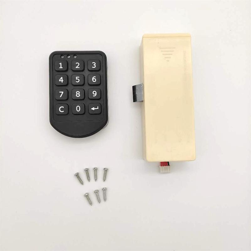 智能按键密码柜锁塑料面板锌合金文件柜更衣柜数字电子密码锁