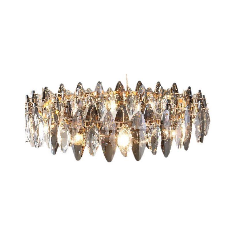 法式主卧室客厅吊灯大气现代轻奢餐厅网红水晶2024年新款灯具批发