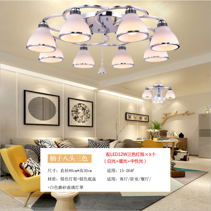 餐厅吊灯三头饭厅创意个性简约现代灯房间灯网红新款北欧卧室灯具