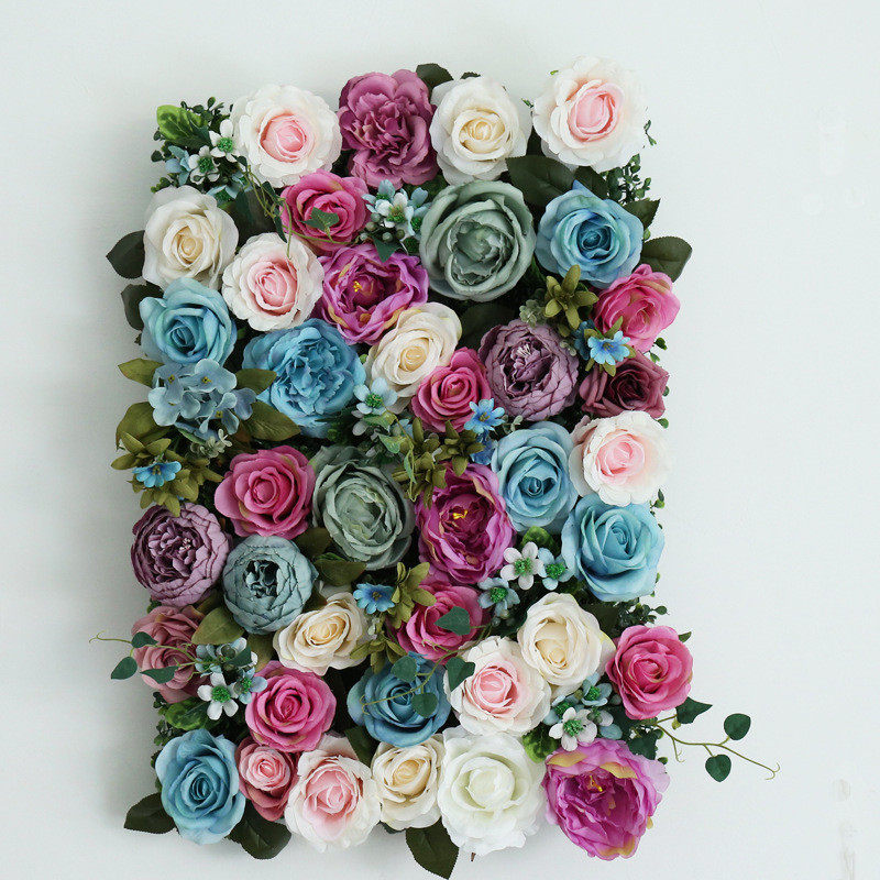 40*60成品花墙仿真花绣球花玫瑰花墙婚庆背景墙仿真植物植物墙