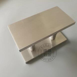 玻璃门拉手大门拉手现代简约工业风方形黑白色实木门店推拉门把手