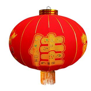 厂家直销大红灯笼中秋春节户外装饰藁城宫灯植绒广告灯笼制作