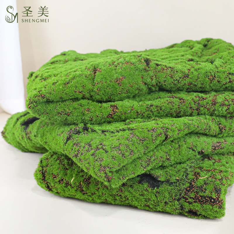 仿真苔藓青苔草皮仿真草坪背景墙面橱窗绿植装饰人造假青苔珍珠棉