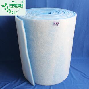 厂家供应进风口蓝白喷漆防尘空气过滤棉15mm初效烤漆房风口棉