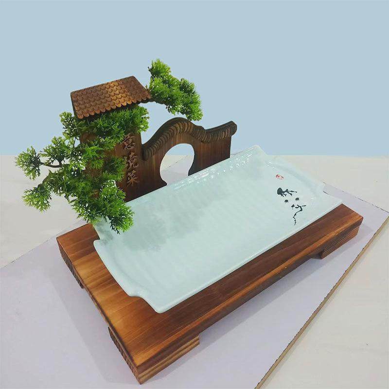 酒店创意餐具国风高档会所农家乐明档菜盘摆台意境私房菜菜盘商用