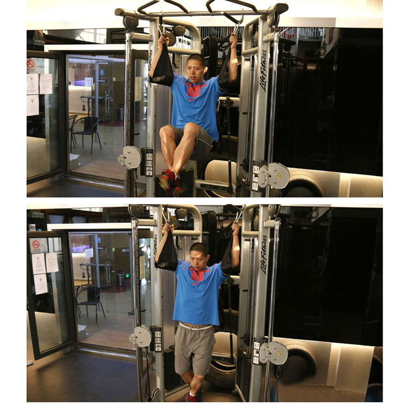 新款悬挂腹肌训练带悬臂收腹举重单杠组合装腹肌训练带臂力健腹器