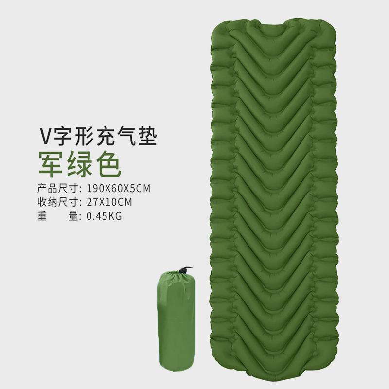 厂家直销型野营垫超轻便携v户外帐篷睡垫防潮垫单人菱形tpu充气垫