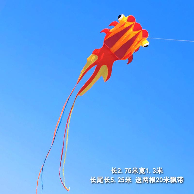 软体飞翔金鱼风筝3d立体同风筝大型巨型超大特大高档大人专用网红