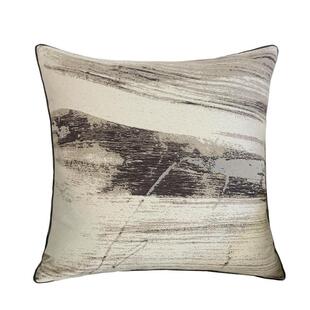 高档现代抽象厚实提花沙发抱枕别墅客厅靠背45x45cm含芯