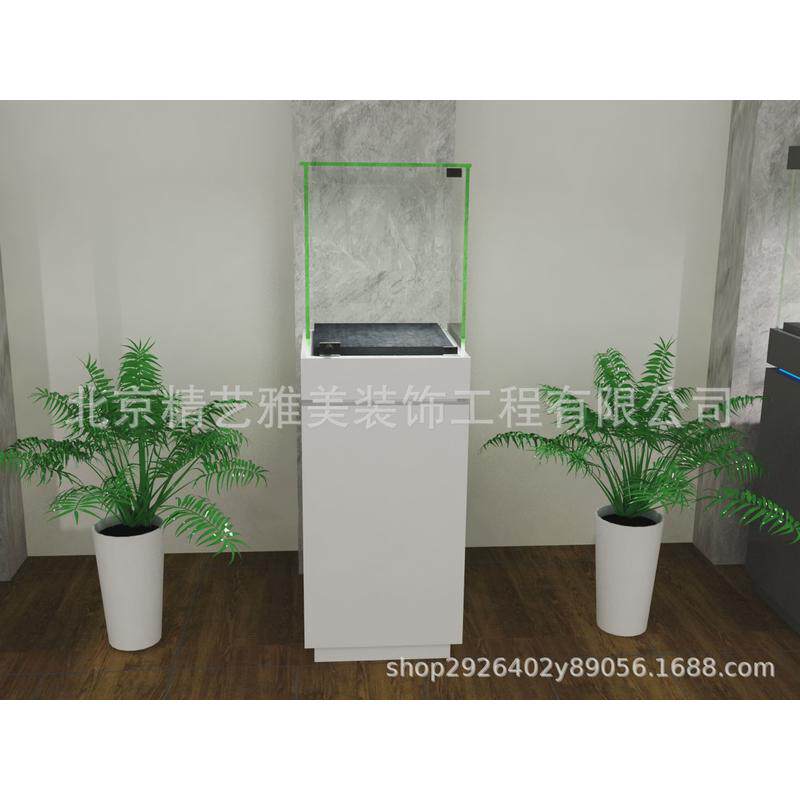 玻璃罩展示台烤漆展柜博物馆展台柜商超珠宝饰品展厅古董钟表展柜