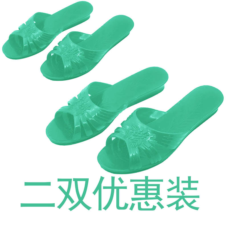 珠江联盟塑料胶水晶拖鞋托鞋透明厚底凉鞋夏妈妈果冻一字女款新款