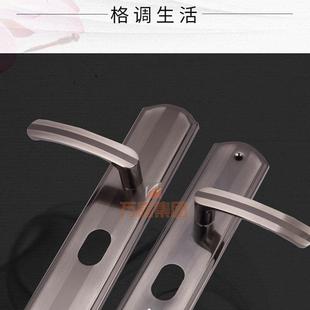 万嘉进户防盗门把手铁门大门拉手机械门锁黑金刚加厚手柄家用锁具