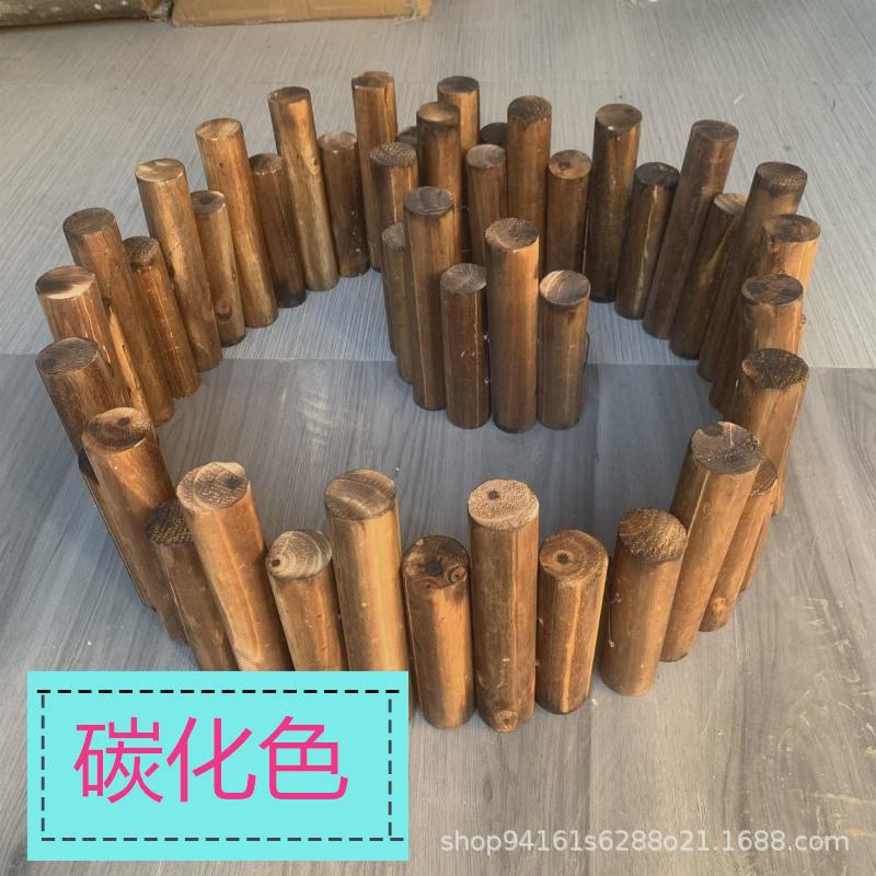 仿真树木栅栏装饰干客厅实木树仿真绿植酒店摆设造景配件道具木桩