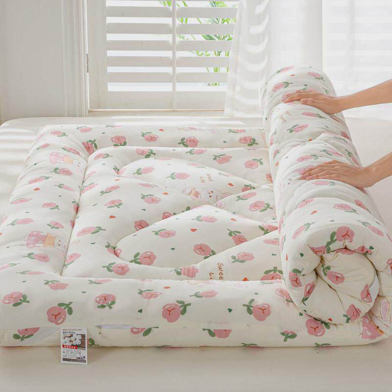 加厚床垫棉花1.8床褥可折叠学生宿舍床垫子90cm1.2米上下铺架子床