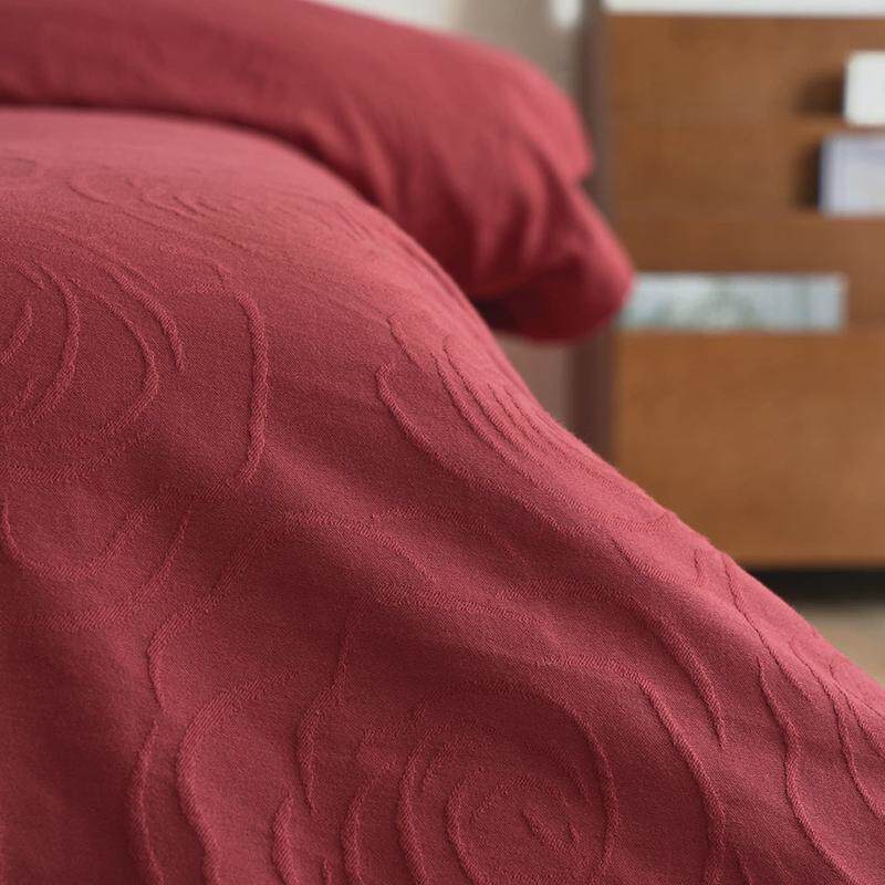 家用简约婚庆全棉提花四件套亲肤双人1.8m床品