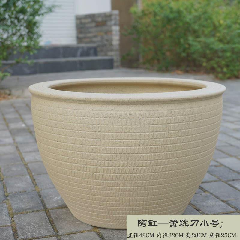 古法鱼缸睡莲花盆缸陶瓷庭院碗莲盆缸室外特大号水缸厂家直销