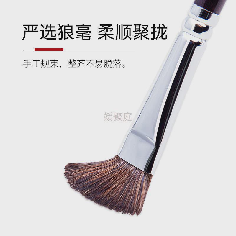 y圎2101单双号杆紫花圆峰狼毫水彩笔水粉套装笔油画笔6图片