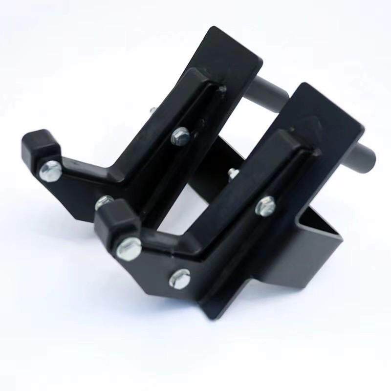 可家用商用带滚轮杠铃杆安全钩深蹲架挂钩放置架健身器材配件