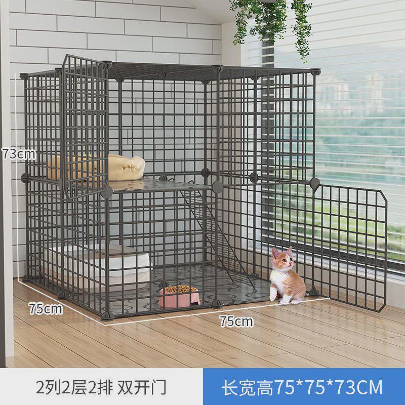 猫笼猫别墅笼子家用超大自由空间带厕所猫咪柜猫舍中小型猫窝