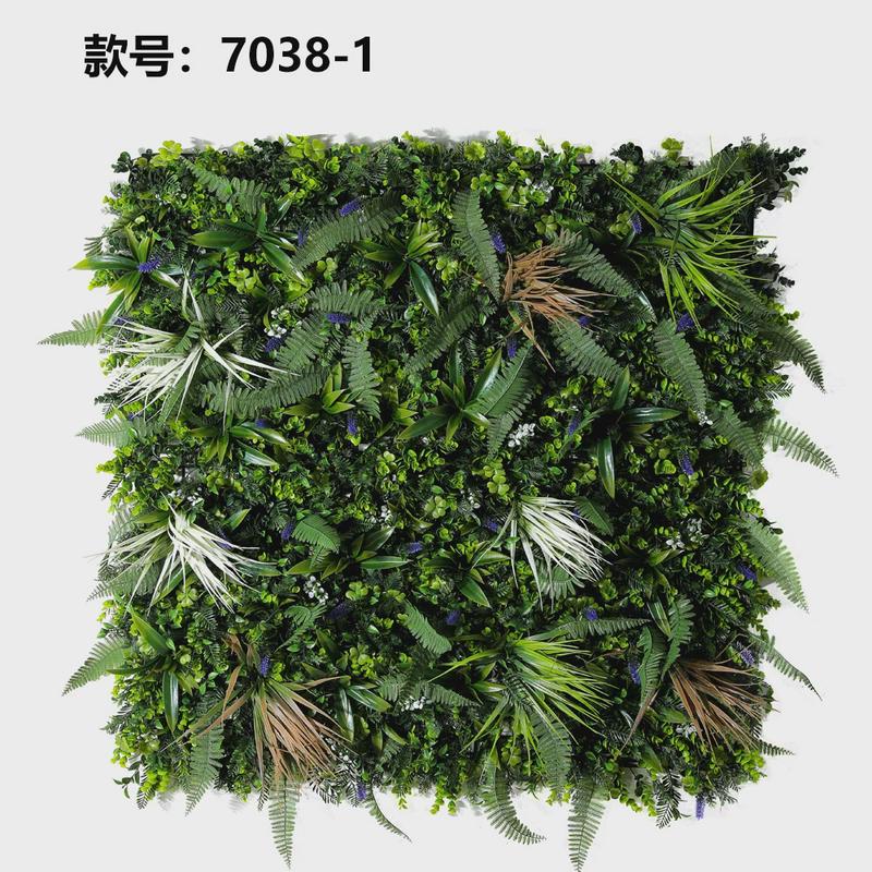 高档仿真植物墙户外室内装饰人塑料花墙面景观背景造假绿植