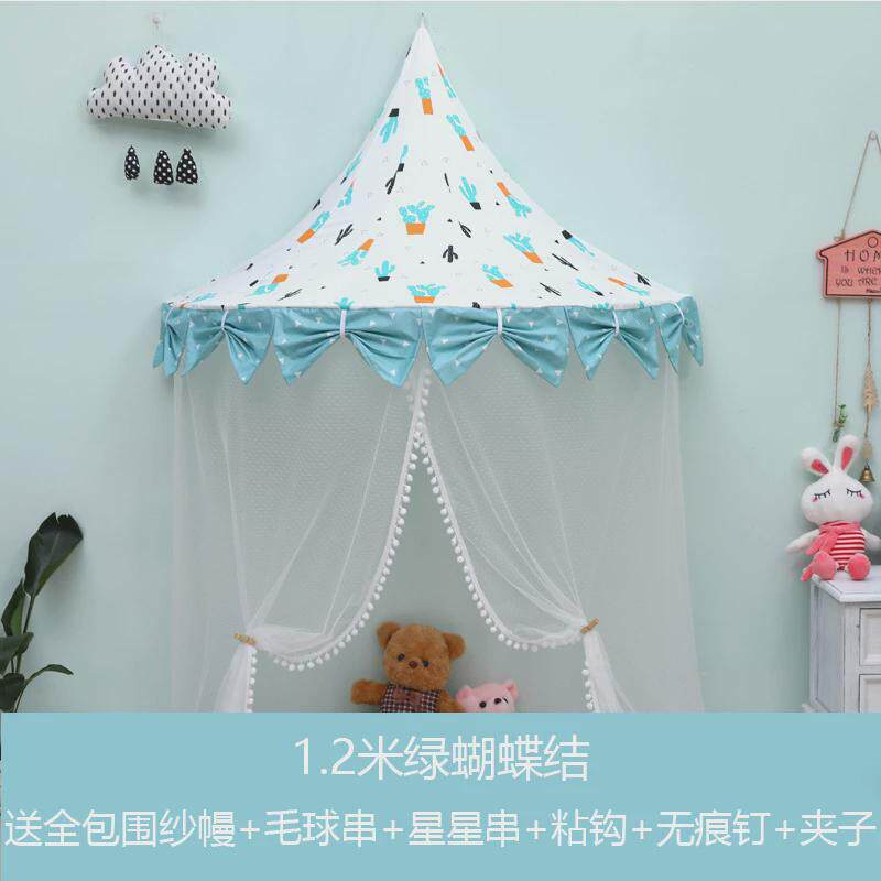 儿童帐篷室内幼儿园游戏屋吊顶半月圆挂墙读书角装饰布置床头挂帐