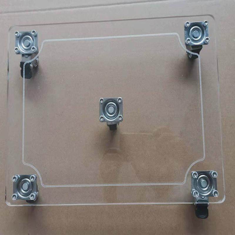 万向移动花托方形滑轮透明底座电器花盆亚克力托盘免安装,鲜花速递/花卉仿真/绿植园艺,花盆,淘宝优惠券,粉丝福利购,淘宝优惠卷