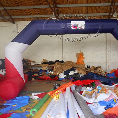 新款吉辰充气拱门气模定制室外大型移动充气车缝活动气模模型