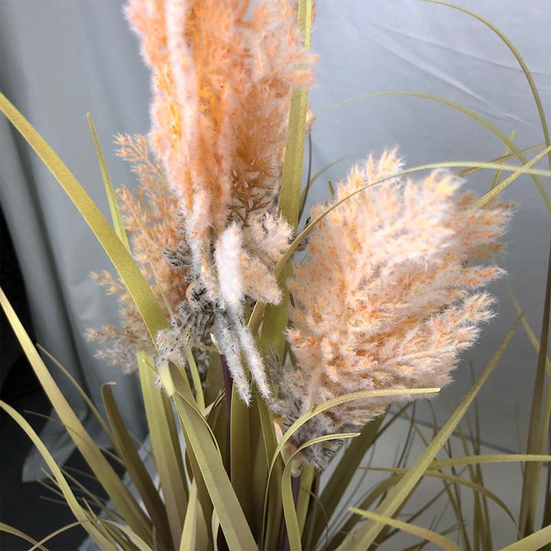 假花假树蒲苇盆栽大型盆景家居装饰仿真绿植盆栽芦苇树狗尾巴草