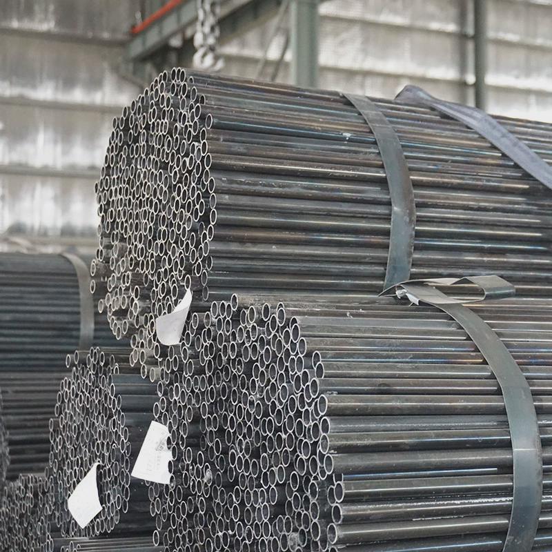 厂家19圆家具管餐椅管保缩头保折弯冷硬黑退焊管钢管铁管