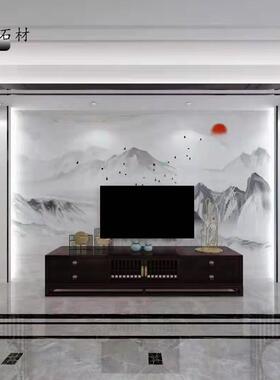 背景墙1200x2400大板瓷砖岩板连纹仿大理石纹客厅背景墙安装入户