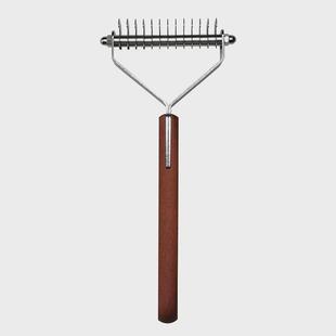 台湾MD宠物底绒梳开结大型犬刮毛刀底耙y型布偶猫浮掉毛金毛