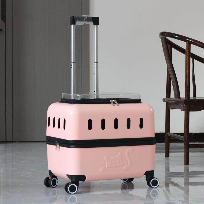 大容量宠物拉杆箱猫包外出便携猫咪背包狗行李箱两只猫箱宠物推车,宠物/宠物食品及用品,背包/箱包,淘宝优惠券,粉丝福利购,淘宝优惠卷