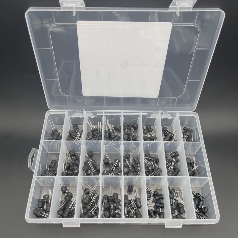 240件24种规格6x8工字型电感2.2uh-100mh圆柱体电感器插件套装