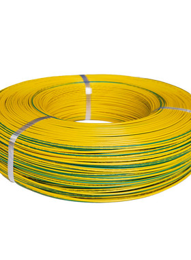 1007黄绿电子线26AWG-16AWG多股镀锡铜电子线PVC电子线
