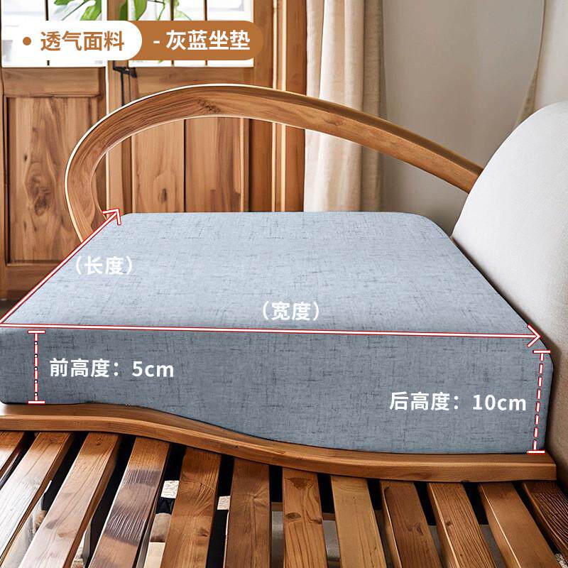 5前低后高沙发垫老式红木质木头中式沙发椅靠垫坐沙发海绵高密度