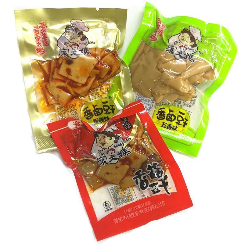 宋大妈香卤豆干重庆特产手撕香菇豆干小包装豆腐干包邮新货