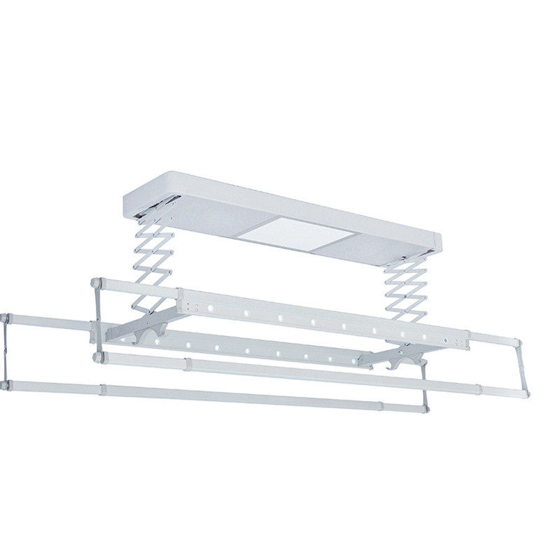 家用阳台伸缩晾衣架室内晾衣架供应电动多功能晾衣机铝合金厂家