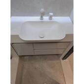 杜丽人造石台面一体式 桌面无缝拼接易清洁各种服务台异型人造石