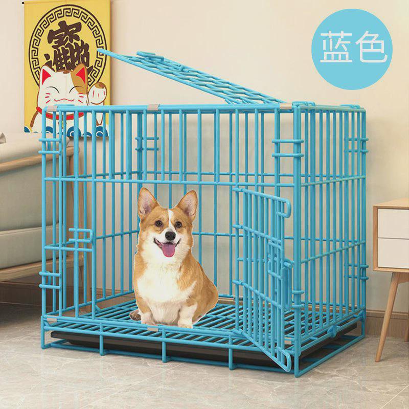 宠物犬泰迪狗笼子大号折叠加粗金毛大型铁笼